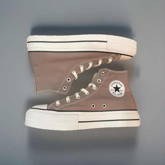 Converse CTAS Lift Pure Pumice Women's Platform High Top Sneakers 9.5 - Picture 2 of 5